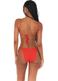 Tides Bottom - Red Scrunch