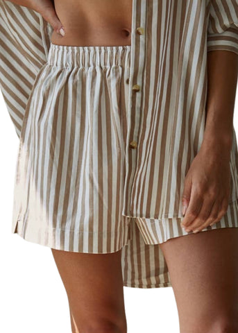 Striped Cotton Boxer Shorts