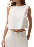 Rue Crop Swing Top