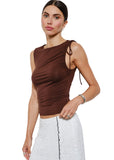 Ramona Ruched Shoulder Top
