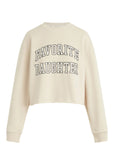 Cropped Collegiate Sweatshirt