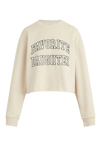 Cropped Collegiate Sweatshirt