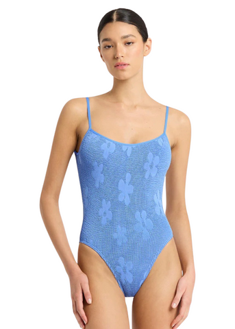 Low Palace One Piece - Cornflower Floral