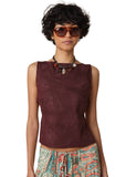 Jade Embroidered Open-Back Top