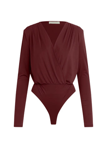 The Slinky Date Blouse - Vino
