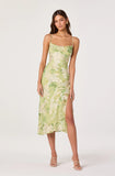 Gaia Dress - Light Green Floral