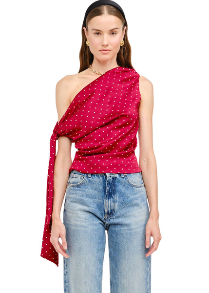 Celestine Dot Top