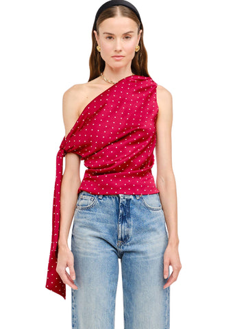 Celestine Dot Top