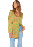 Johns Button Down Shirt - Palm Deco