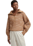 Ridley Dalmatian Half Zip Knit