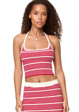 Positano Top - Superbloom Stripe