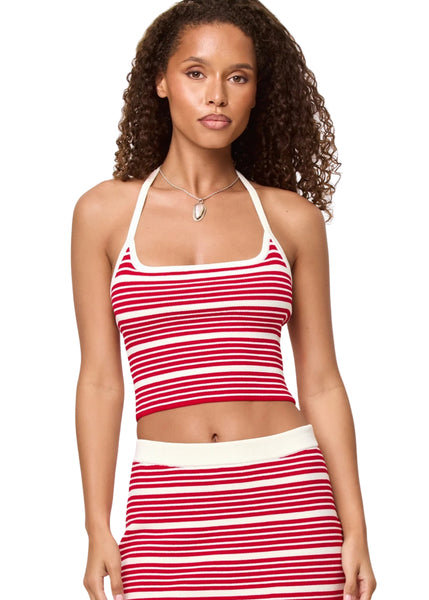 Positano Top - Superbloom Stripe