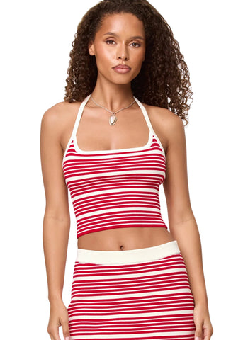 Positano Top - Superbloom Stripe