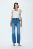 Cassie High Rise Straight - Capri