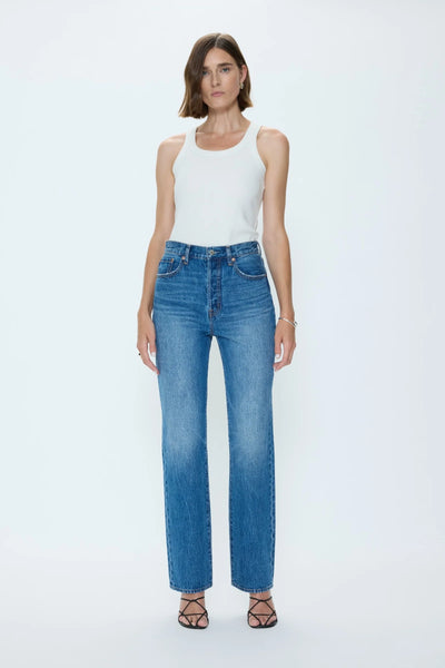 Cassie High Rise Straight - Capri