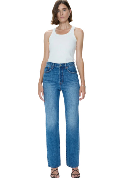 Cassie High Rise Straight - Capri