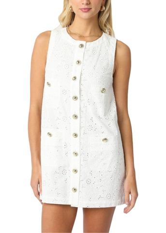 Tomie Button Dress