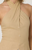 Yaritza Vest - Khaki