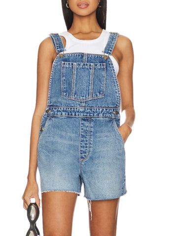 Original Short Overall - Mid Vintage Blue