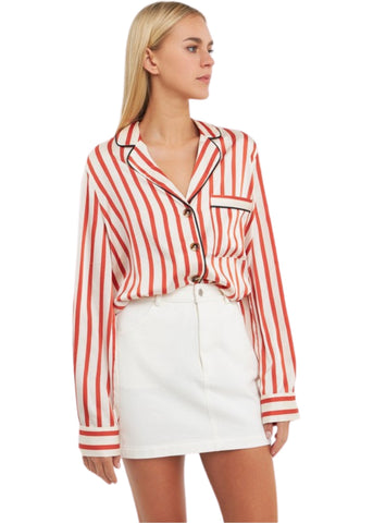 Satine Button Down