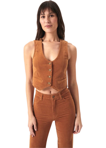 Dallas Vest - Tan Cord