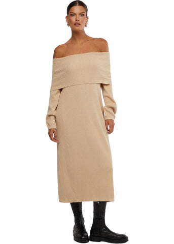 Off Shoulder Sweater Dress
