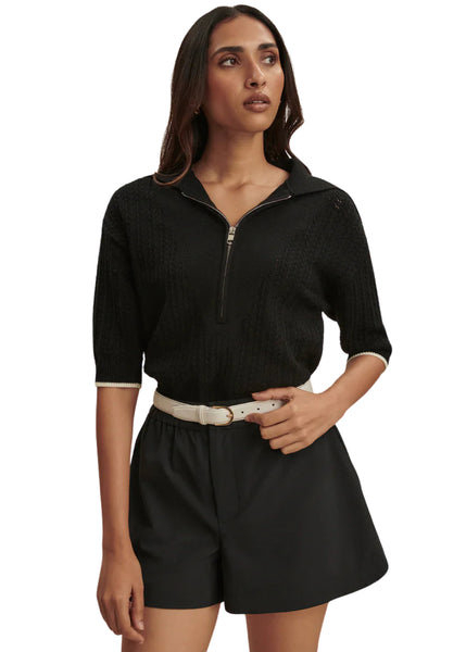 Arney Half Zip Knit Polo