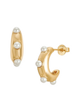Hazel Pearl Hoops