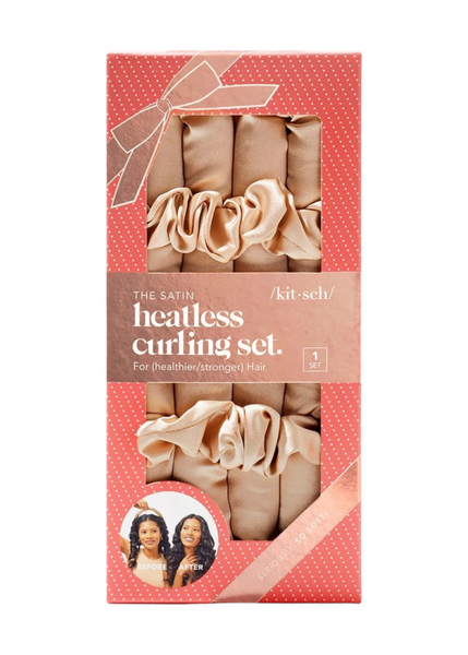 Holiday Satin Heatless Curling Set