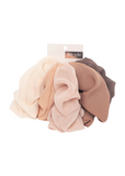 Crepe Scrunchies 5 Pack - Terracotta