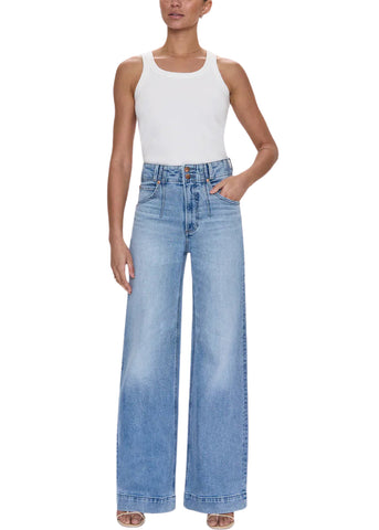 Lana High Rise Ultra Wide Leg Jean - Terrace