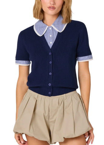 Marlee Mixed Media Cardigan