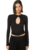 Demi Keyhole Top