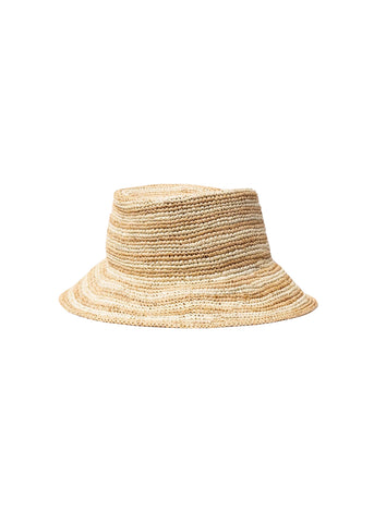 Isadora Hat - Natural Stripe