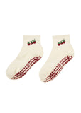 Cropped Crew Tomato Pilates Sock