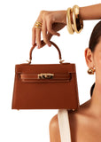 Hariette Handle Bag - Tan