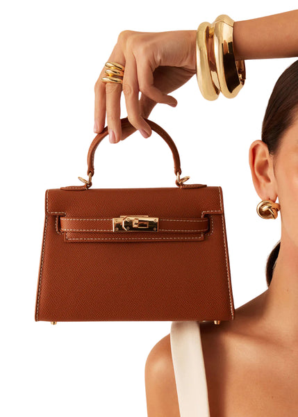 Hariette Handle Bag - Tan