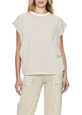 Trina Top - Sable Stripe