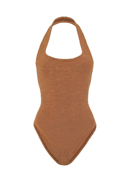 Sandy One Piece - Metallic Cocoa