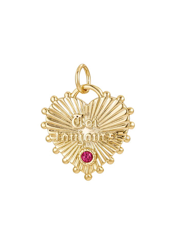 Esme French Heart Charm