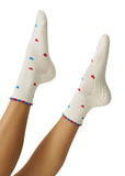Patriotic Hearts Pilates Socks