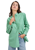 Elsa Top - Kelly White Stripe