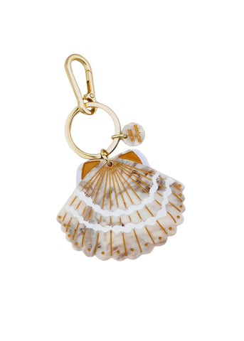 Seashell Bag Charm & Keychain