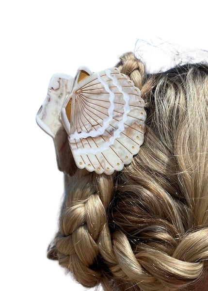 Seashell Claw Hair Clip