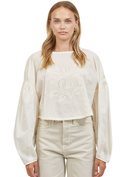 Cannes Eyelet Top