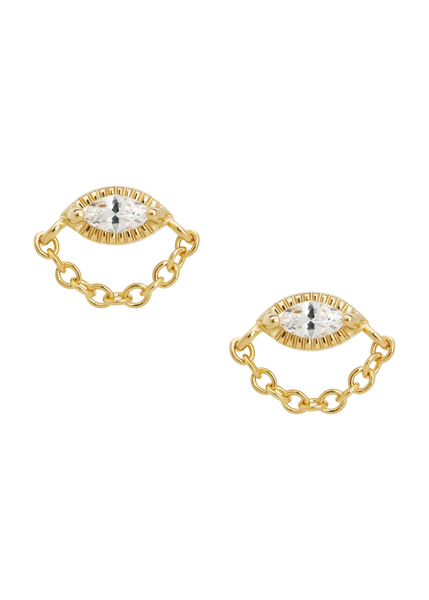Simone Chain Studs