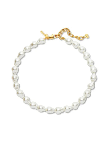 Baroque Pearl Collar Necklace