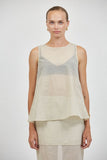 Camille Sheer Sleeveless Top