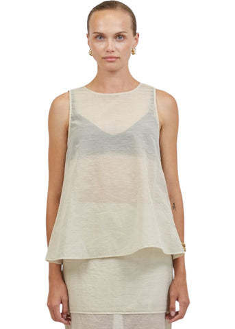 Camille Sheer Sleeveless Top