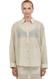 Camille Sheer Button Down